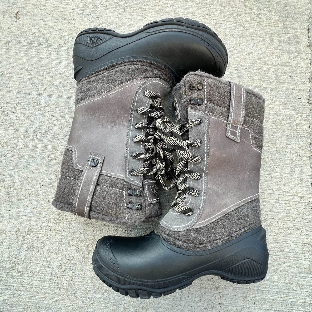 THE NORTH FACE Shellista III Waterproof Insulated Brown Winter Boot US 6 - Picture 8 of 14